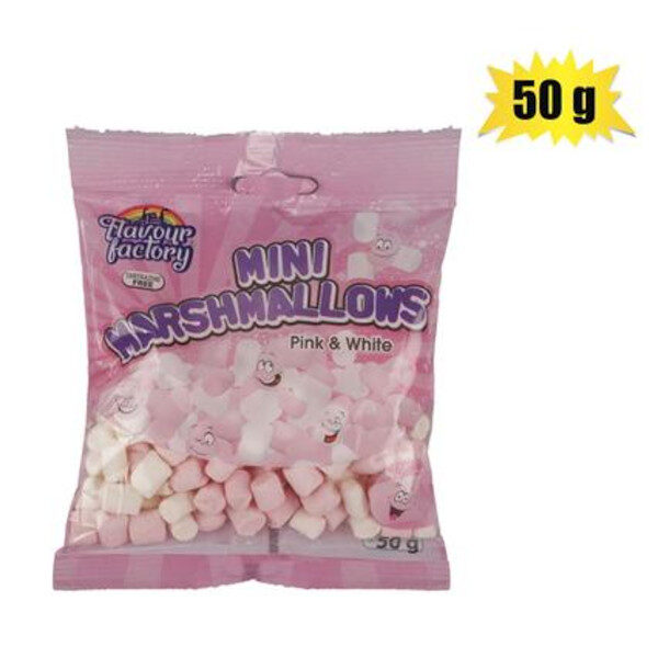 Bulk Pack 18 X Sweet Mallow Mini Pink & White 50G