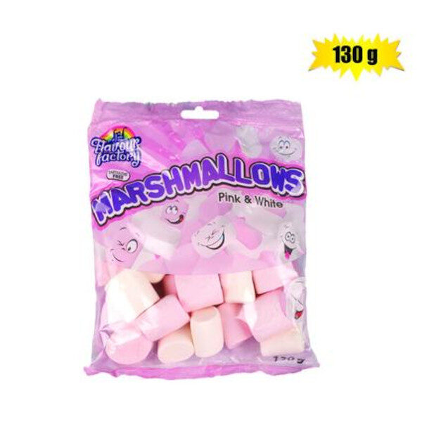 Bulk Pack 24 X Sweet Mallow Pink And White 130G