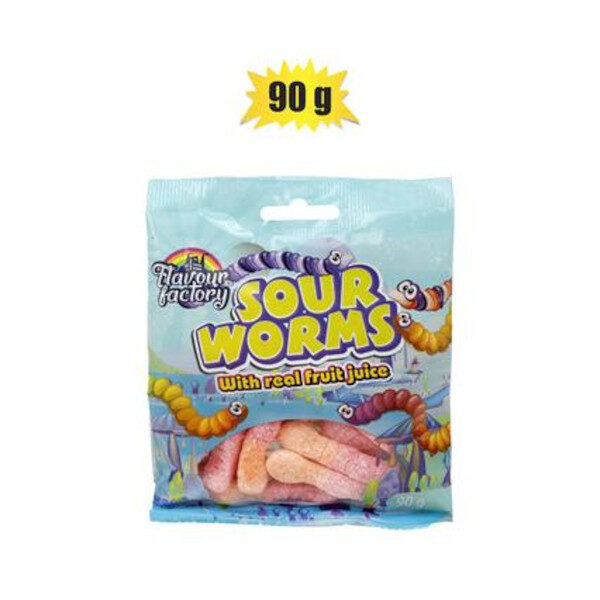 Sweet Gummy Sour Worm 90G