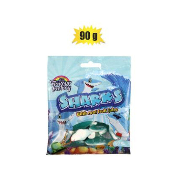 Sweet Gummy Sharks 90G