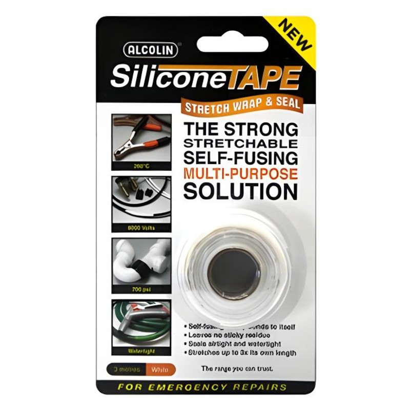 Alcolin - Silicone Tape 3m White 005-80