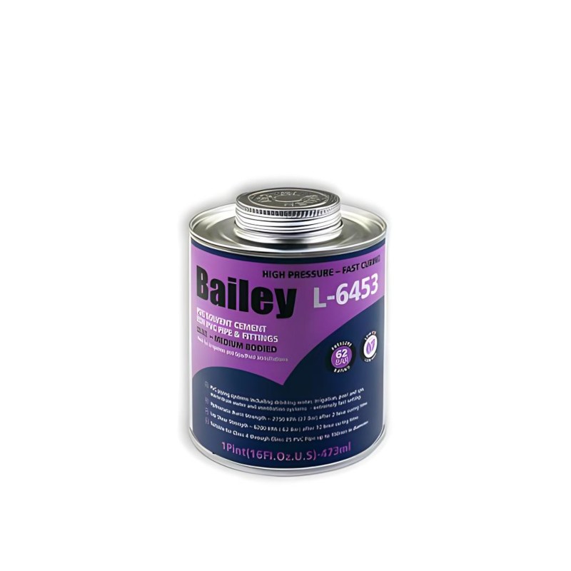 Pvc Weld Fast Set 473ml+Brush Bailey