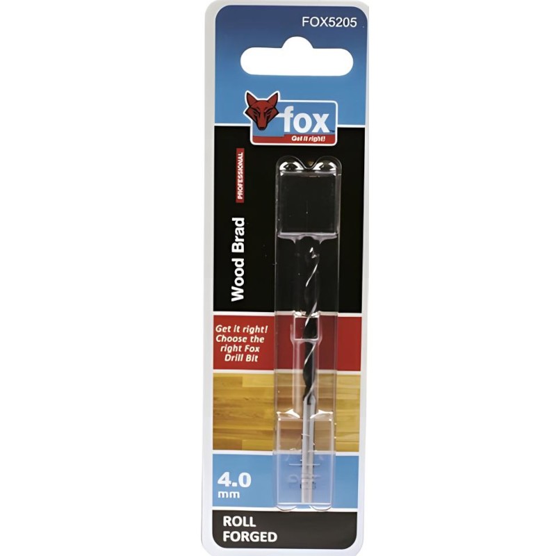 FOX - Drill Bit Wood Brad Point 4mm