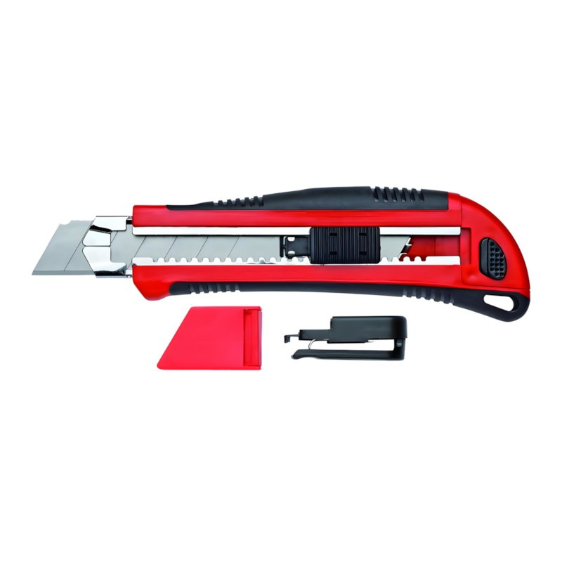 Gedore - Knife Trim Red 5 Blades 25mm+Clip