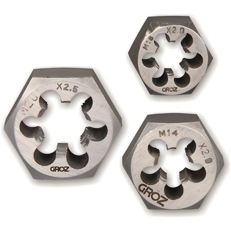 Groz - Dienut Carbon Steel Metric Coarse 14mm