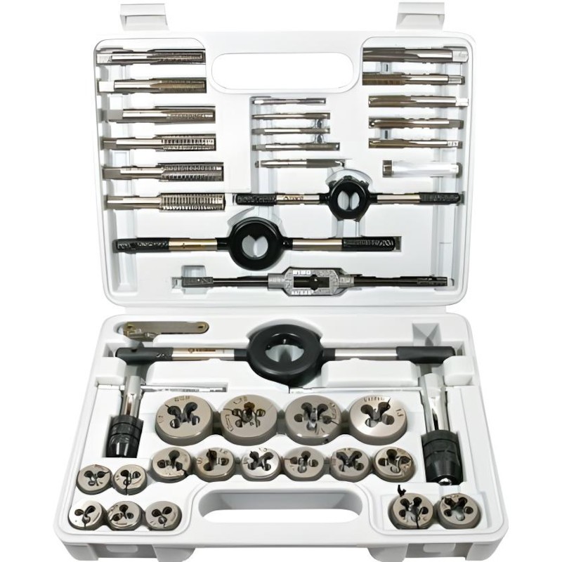 Groz Tap & Die Set C/Steel 3-12mm St-41M