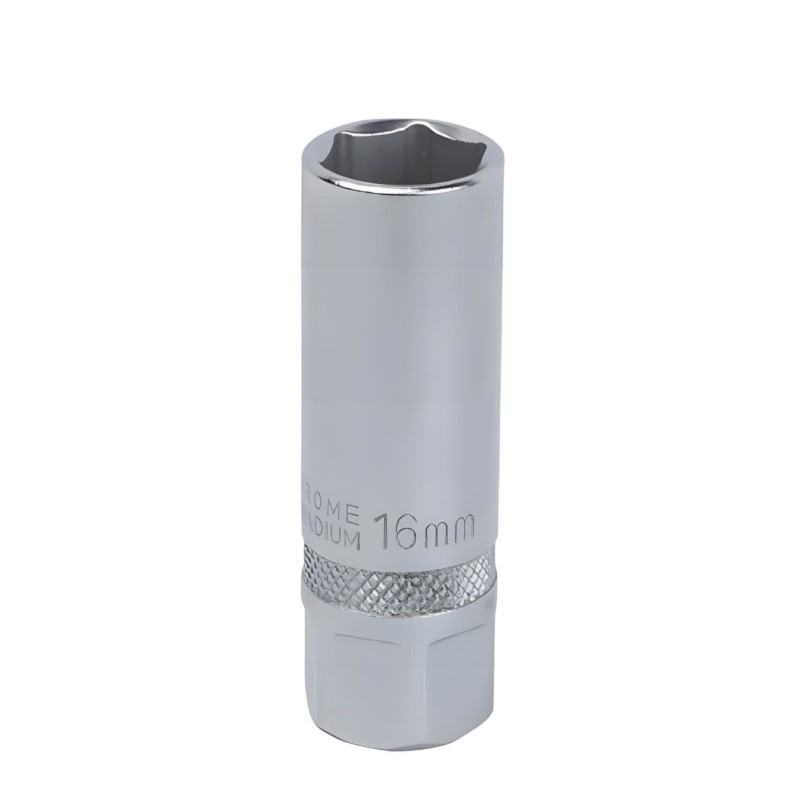 Groz - Socket Sparkplug 1/2`` Drive 16mm Chrome Vanadium