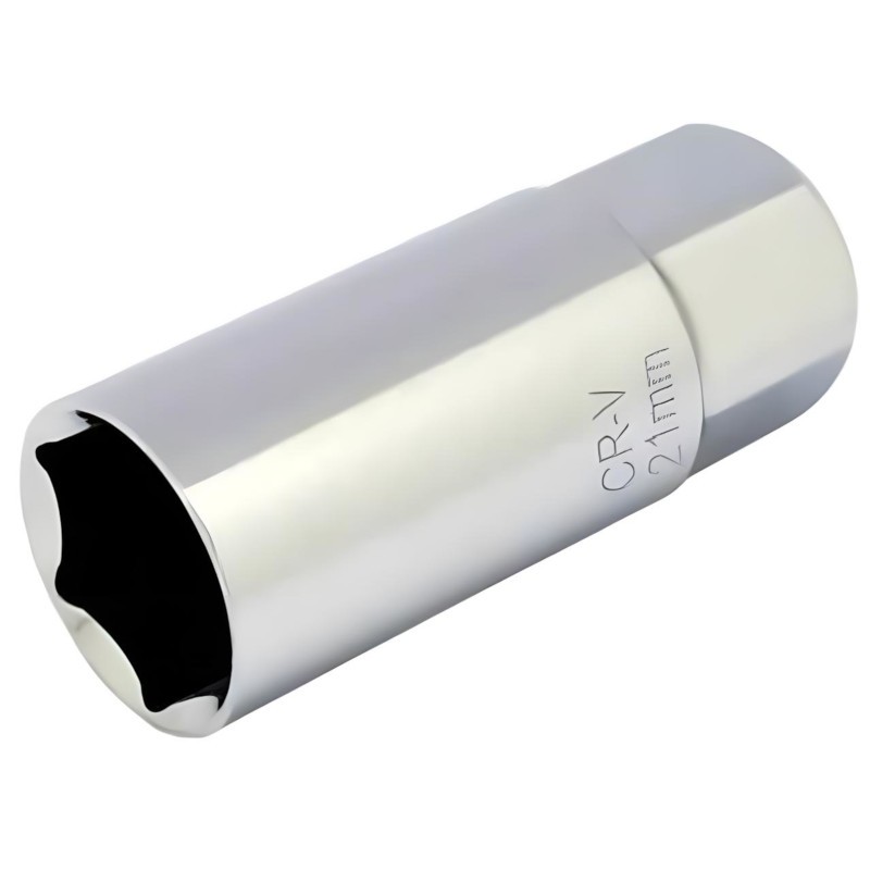 Groz - Socket Sparkplug 1/2`` Drive 21mm Chrome Vanadium