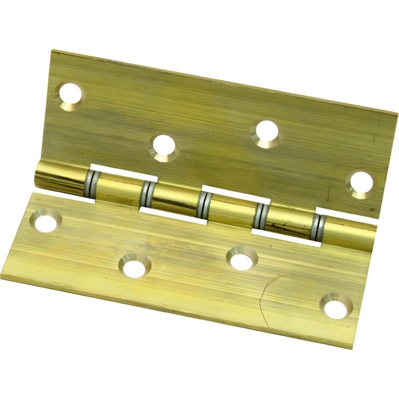 Mackie - Hinge Butt Solid Brass Steel Pin 100x75 Pr