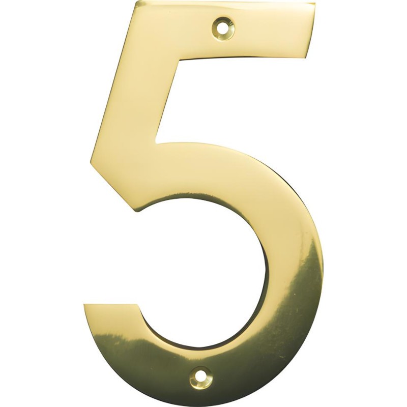 Mackie - Number 152mm No.5 Solid Brass