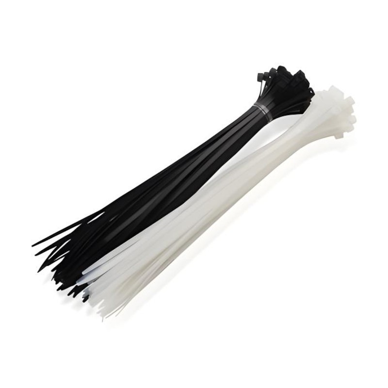 MTS - 400pc Cable Tie Combo Black & White