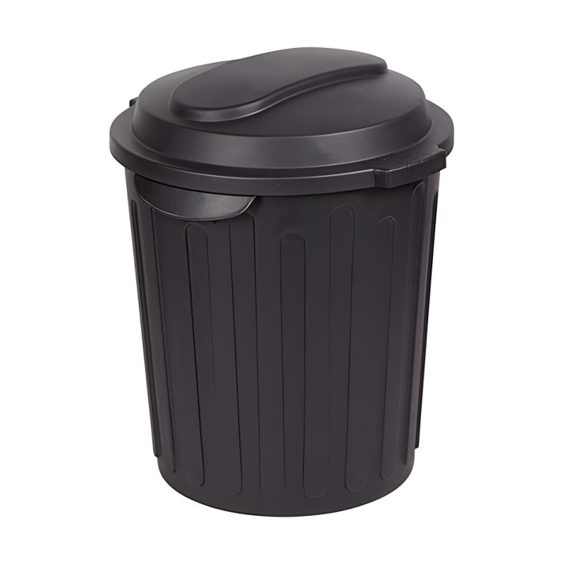 Refuse Bin Round 60L Black Pride (5 Piece)