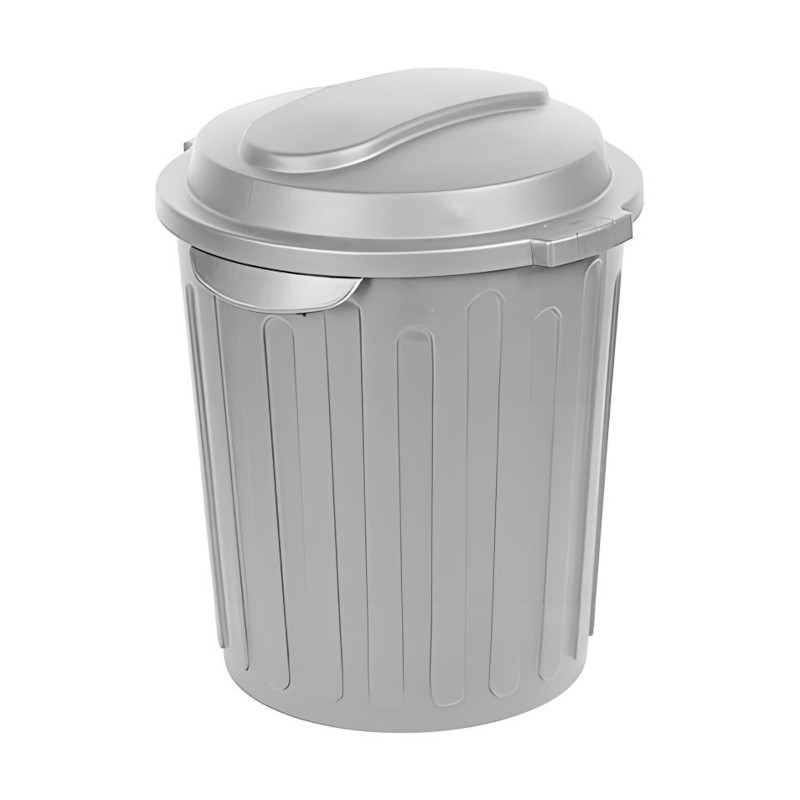 Refuse Bin Round 60L Silver Pride (5 Piece)
