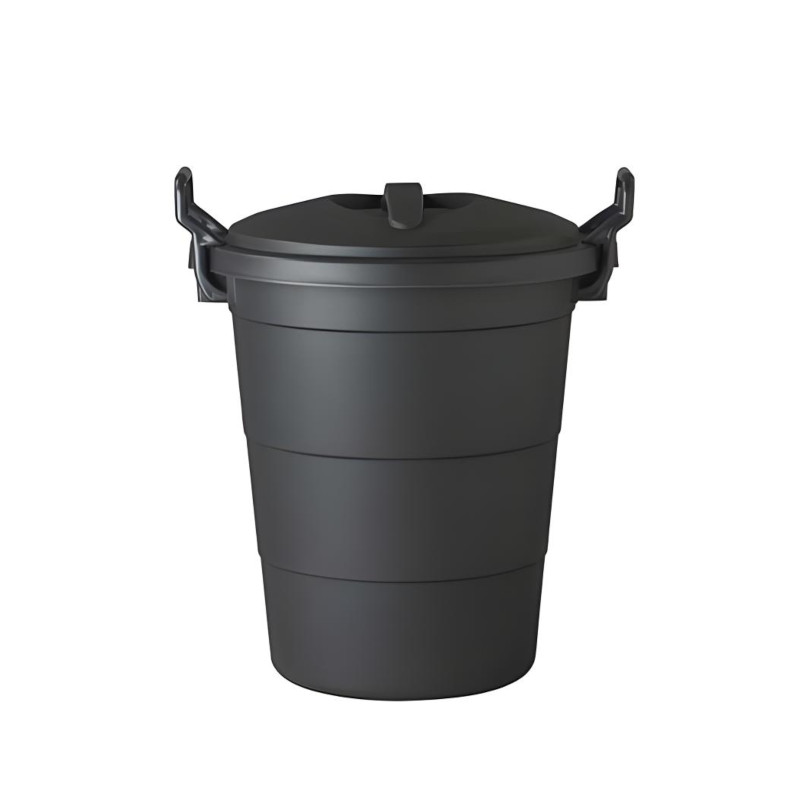 Refuse Bin Round 70L Black Pride (5 Piece)