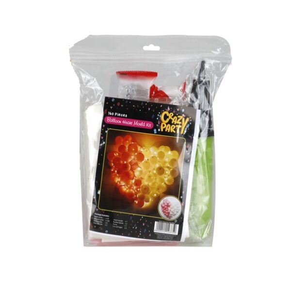 Light Up Balloon Heart Mould Kit 160Pc