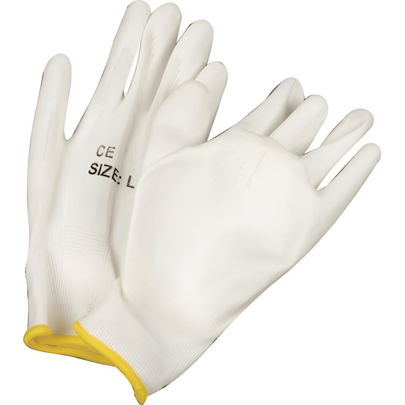 Matsafe Glove Nylon White Pu General Purpose 240 Pp (12 Piece)