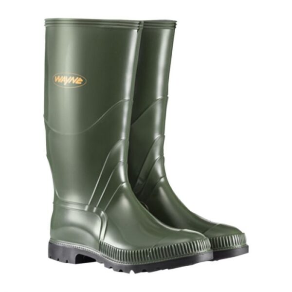 WAYNE GUMBOOTS MENS OLIVE/BLACK F1090 SIZE 10