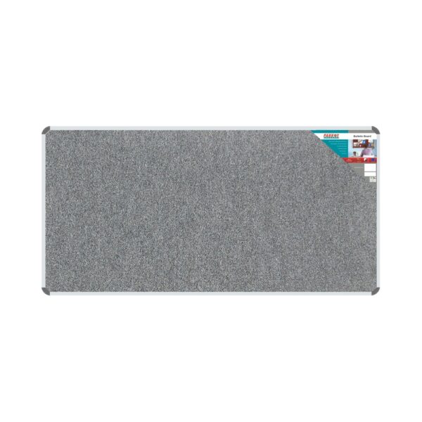 Bulletin Board Ribbed Aluminium Frame (1800x900mm - Laurel)