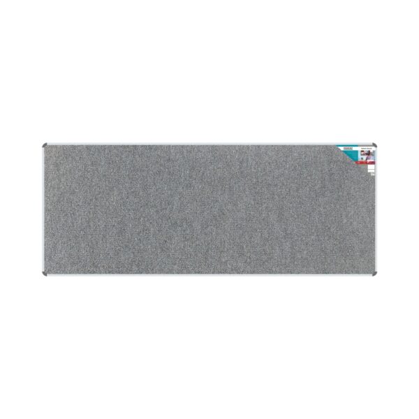Bulletin Board Ribbed Aluminium Frame (3000x1200mm - Laurel)