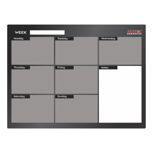 Cast Acrylic Weekly Planner (Cast Acrylic - 600 x 450mm)