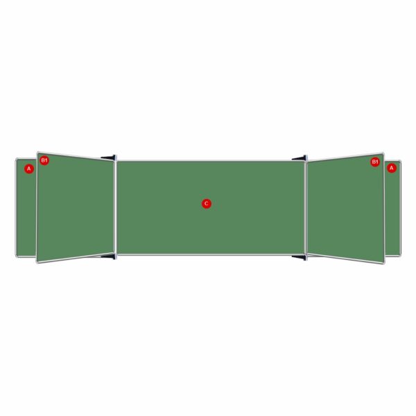 Educational Board Non-Magnetic Chalkboard (1220*920 - Side Panel - Option A)