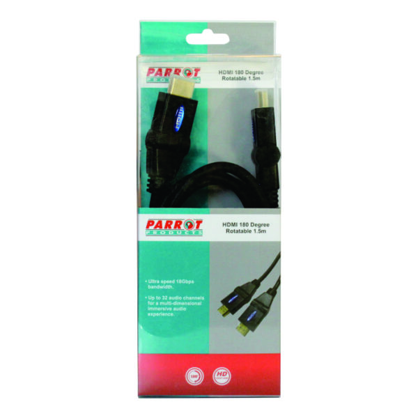 HDMI Cable with 180 Degree Rotatable Connectors (1.8M)