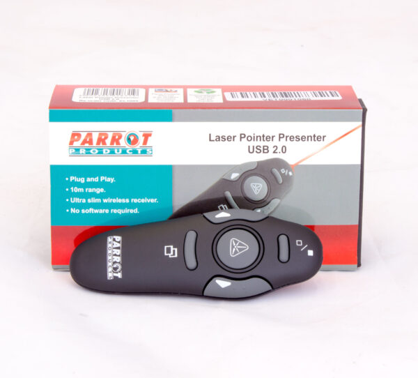 Parrot Laser Pointer Presenter (USB 2.0 Red Laser)