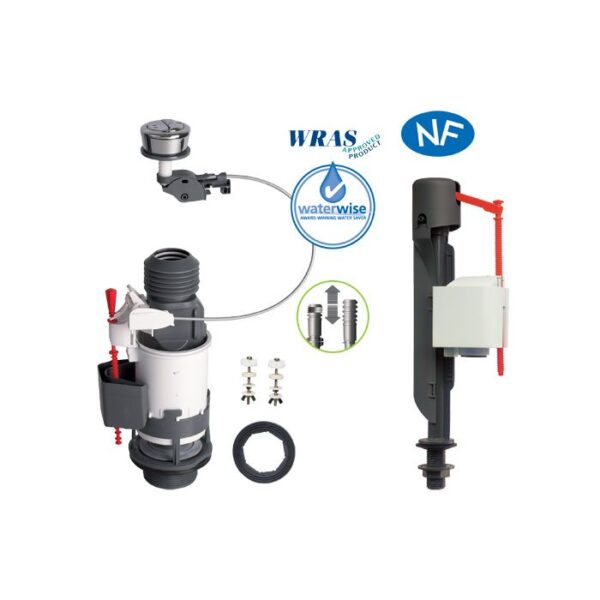 WIRQUIN MECHANISM C/C DUAL FLUSH BIBO MW2EJF