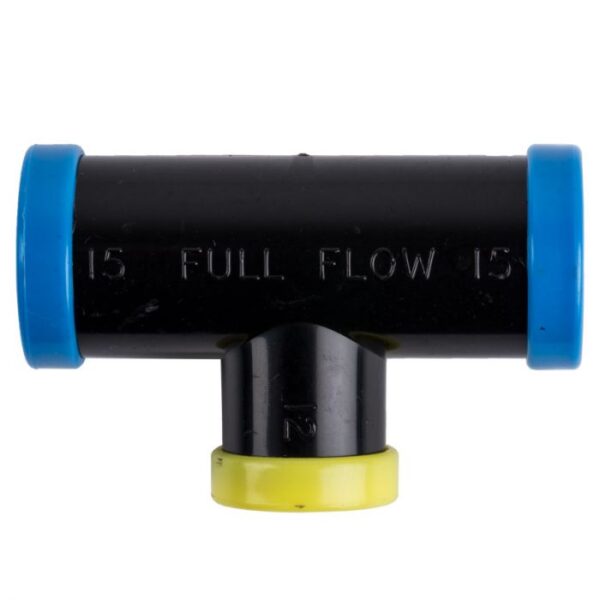 FULL FLOW REDUCING TEE 15X13MM