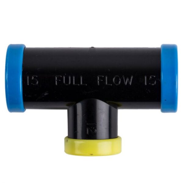 FULL FLOW REDUCING TEE 25X20MM