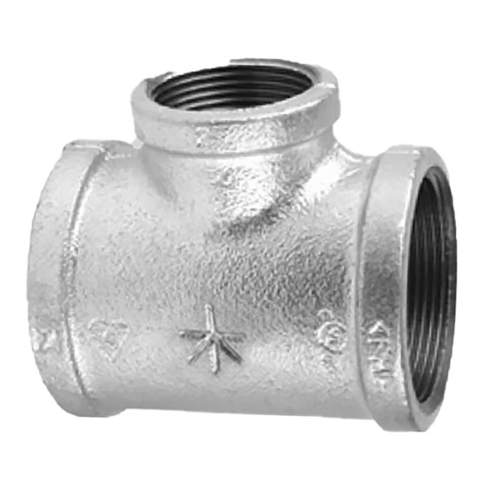 K-BRAND TEE GALV REDUCING 100X80MM