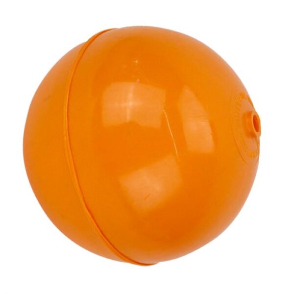 FLOAT VALVE BALL PLASTIC ORANGE 110MM (M8)