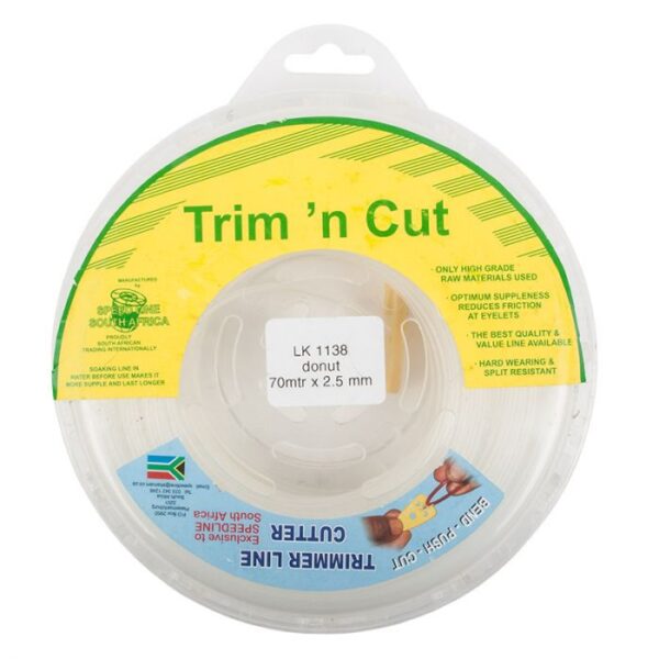TRIM N CUT TRIMMER LINE 2.5MM 70MT ROUND