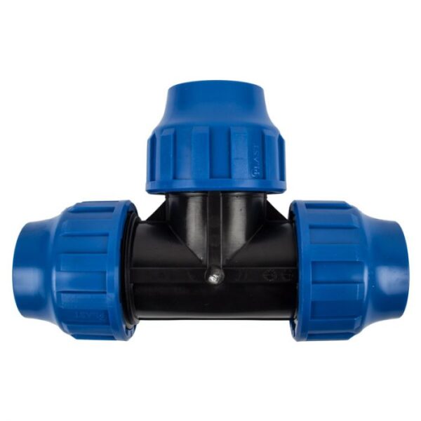 PLAST TEE COMPRESSION 50MM