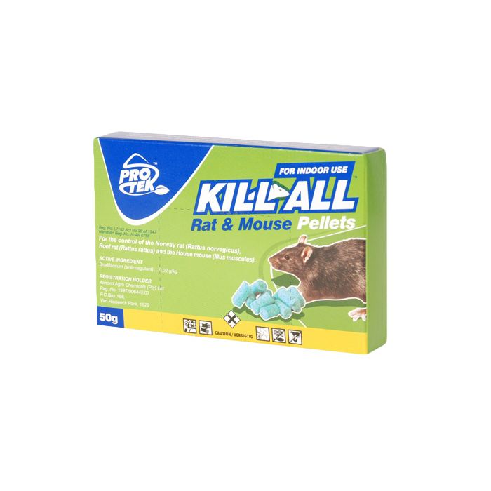 PROTEK KILL-ALL RODENT PELLETS 50GR