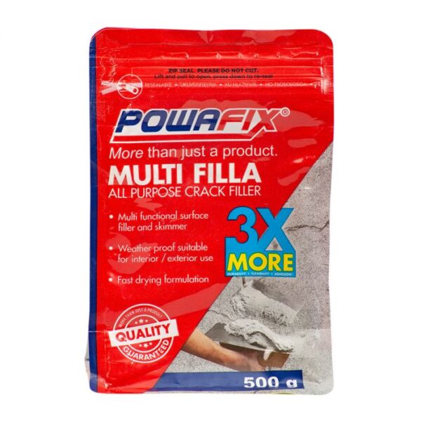 POWAFIX MULTI FILLA ALL PURPOSE CRACK FILLER 500G
