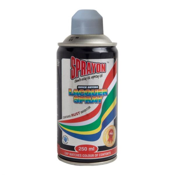 SPRAYON STD SPRAY PAINT NEW GREY PRIMER 250ML