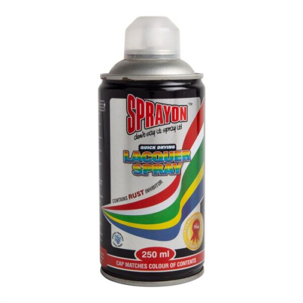 SPRAYON STD SPRAY PAINT MATT CLEAR 250ML