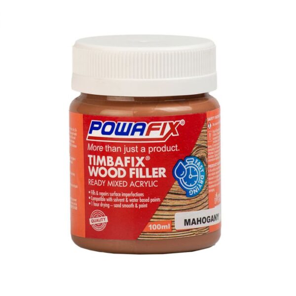 POWAFIX TIMBAFIX WOOD FILLER MAHOGANY 100ML