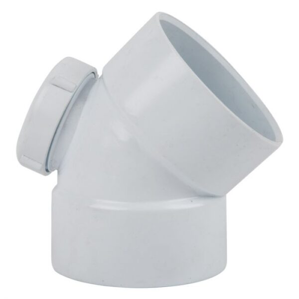 WASTE BEND 45DEG SV I.E 50MM SABS