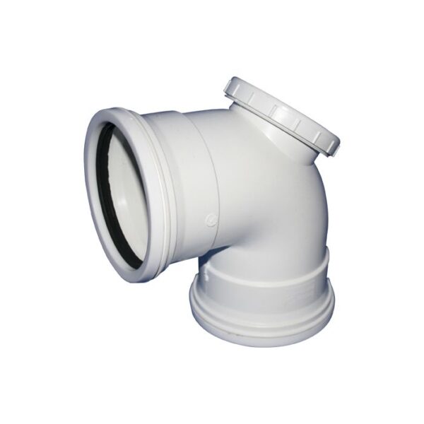 WASTE BEND 87.5DEG SV I.E 110MM SABS
