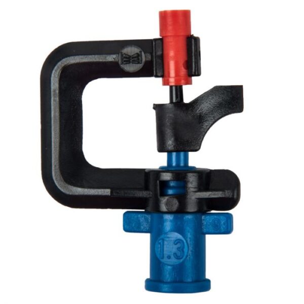 MICRO RAINJET HEAD ROTATOR 360DEG BLK 1.3MM