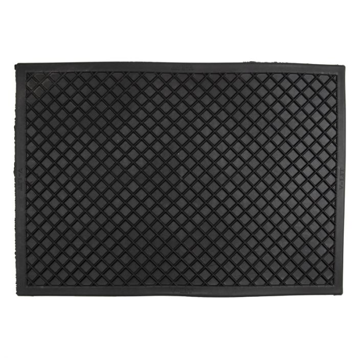 MAT CAR RUBBER BLK UNIVERSAL 580X320MM
