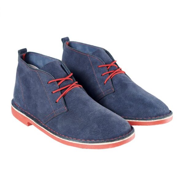 BATA SAFARI MENS BOOT BLUE/RED SIZE 12