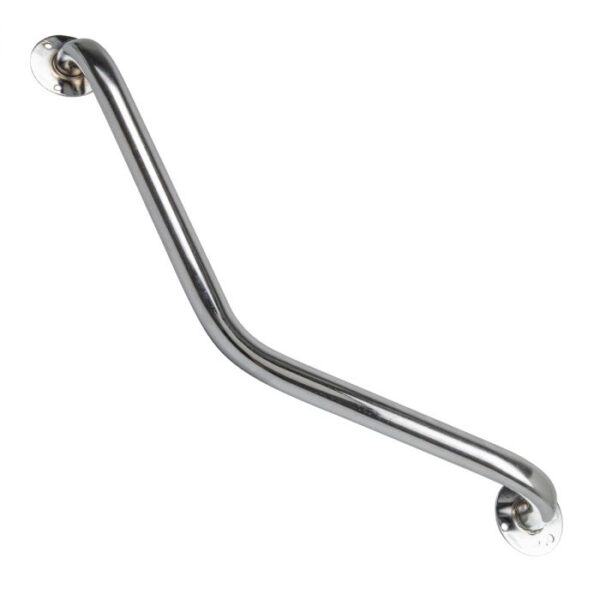DISABLED GRAB RAIL CHROME PLATED DOG LEG