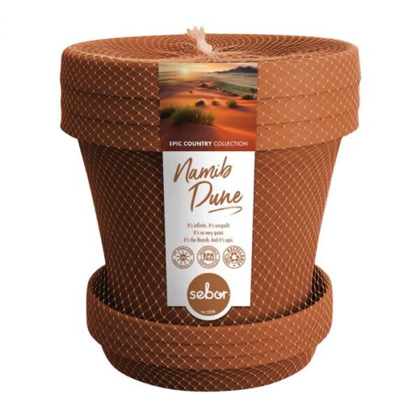 SEBOR SUPPOT & SAUCER SET 30CM NAMIB DUNE 3PCK