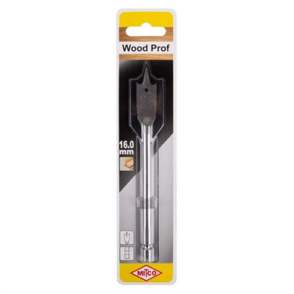 MITCO WOOD FLAT DRILL BIT 16MM