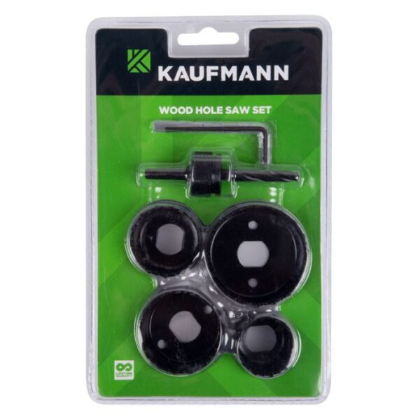 KAUFMANN HOLE SAW WOOD 5 PCE SET