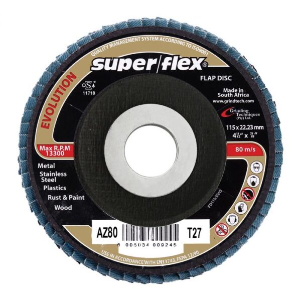 SUPERFLEX FLAP DISC EVOLUTION 115MM AZ80