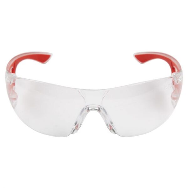 KAUFMANN SAFETY SPECTACLES SPORTY COOL CLEAR RED